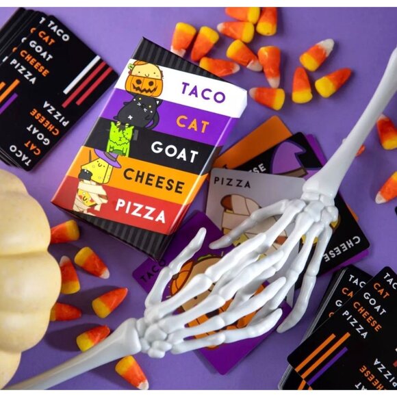 Dolphin Hat Games Taco Cat Goat Cheese Pizza Halloween Card Games Party Fun - Picture 3 of 8